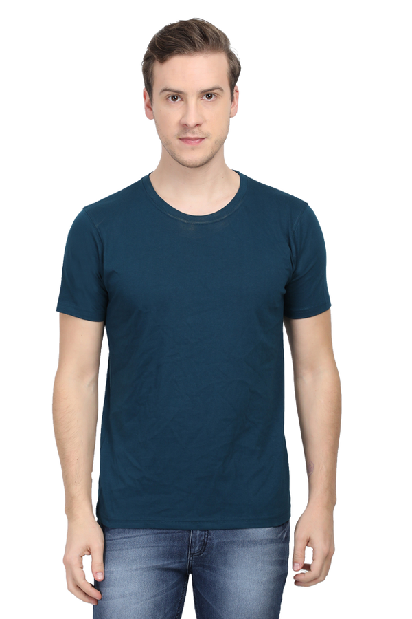 Unisex Solid Cotton T-shirt - Classic Fit