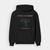 Front of STREETANZA ATTENTION ECONOMY 009 oversized black hoodie with eye graphic