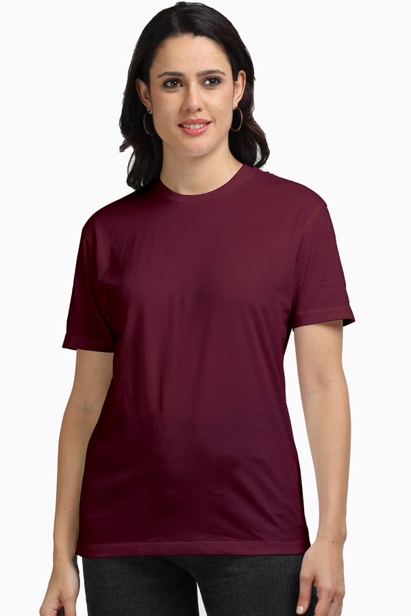 Supima Solid Color Cotton Tshirt (Sizes XS to XXL) (Women)