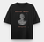 Black oversized T-shirt featuring DIGITAL GHOST glitch graphic with ghost figure and digital recording elements